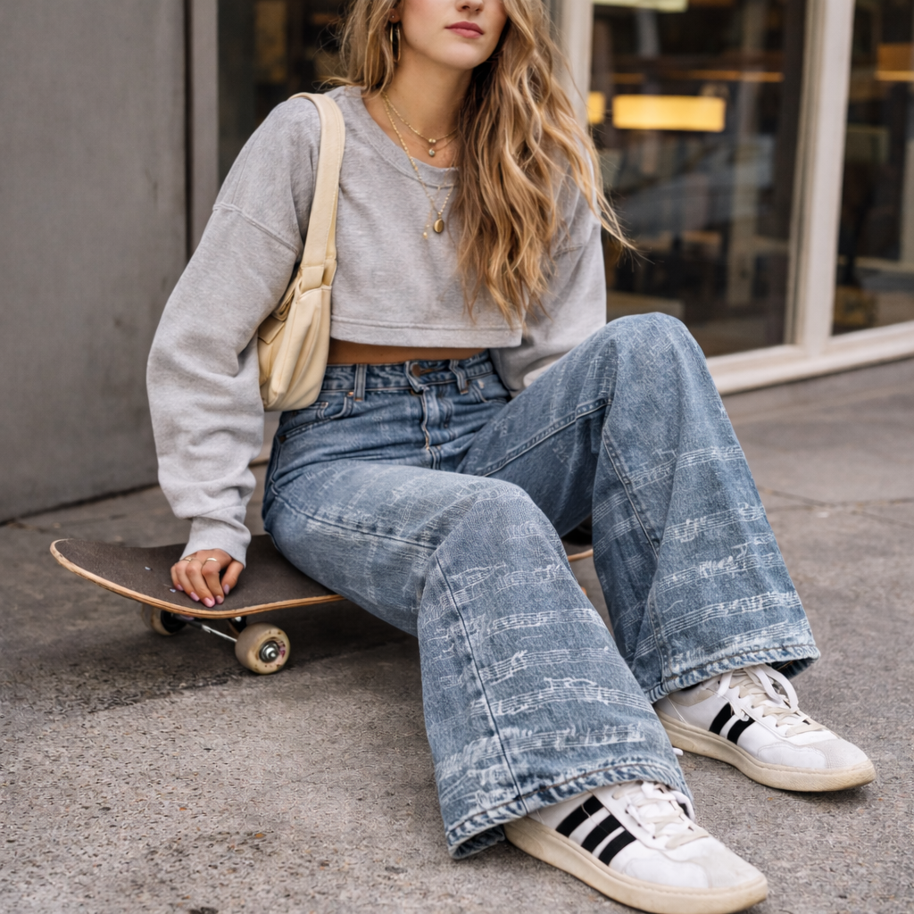 Music Note Jeans