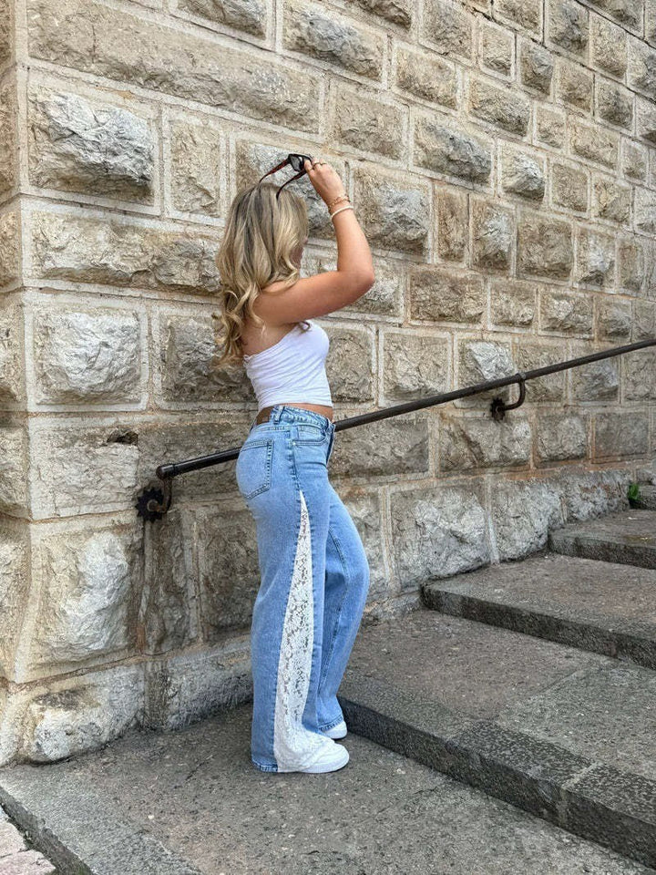 The Viral Lace BBL Jeans