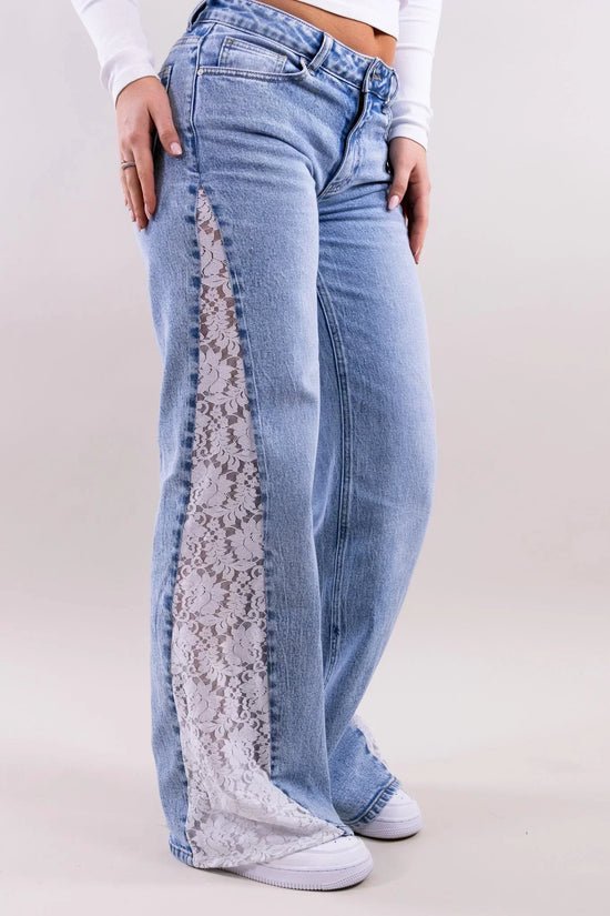 The Viral Lace BBL Jeans
