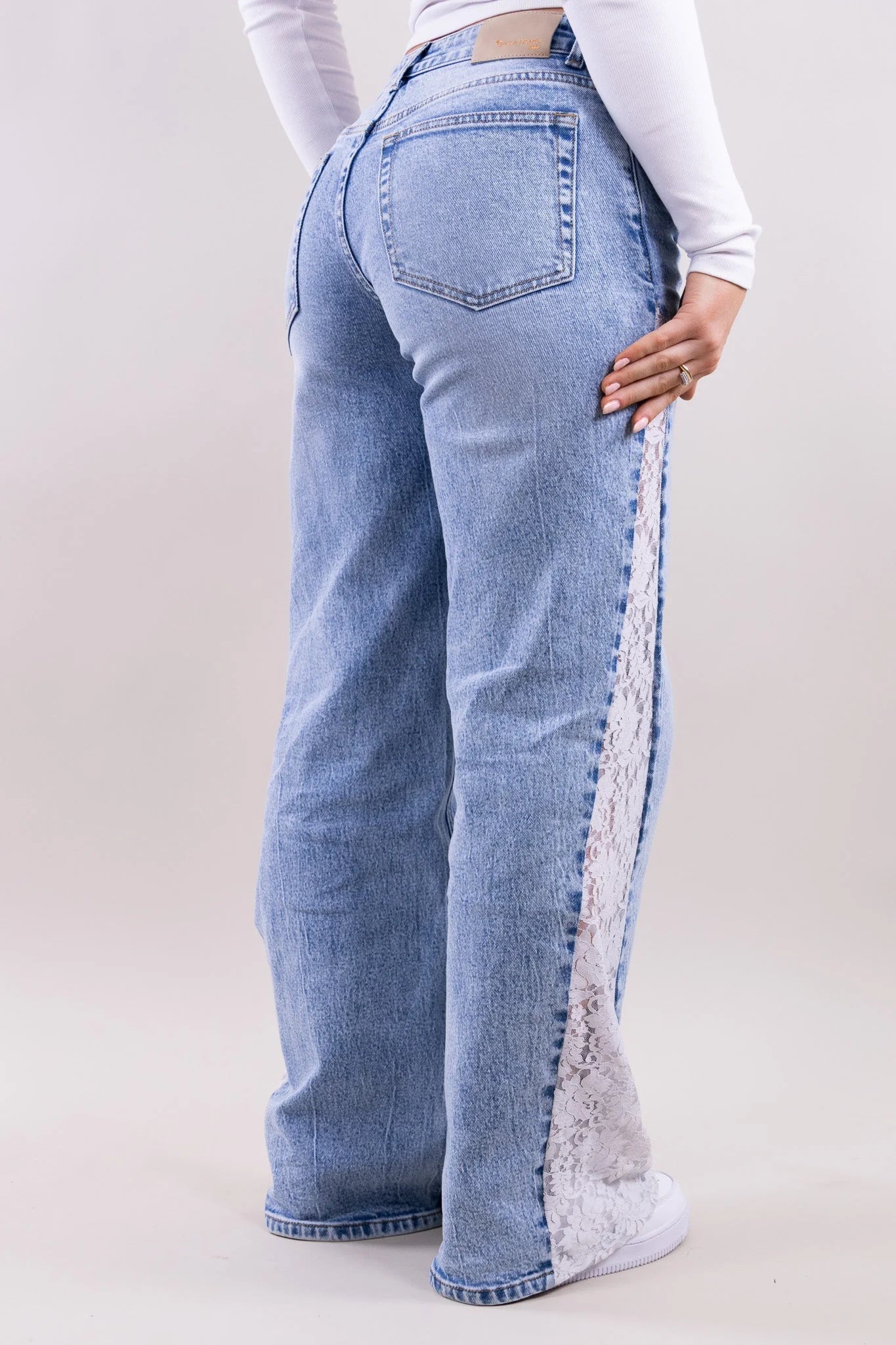 The Viral Lace BBL Jeans