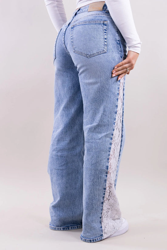 The Viral Lace BBL Jeans