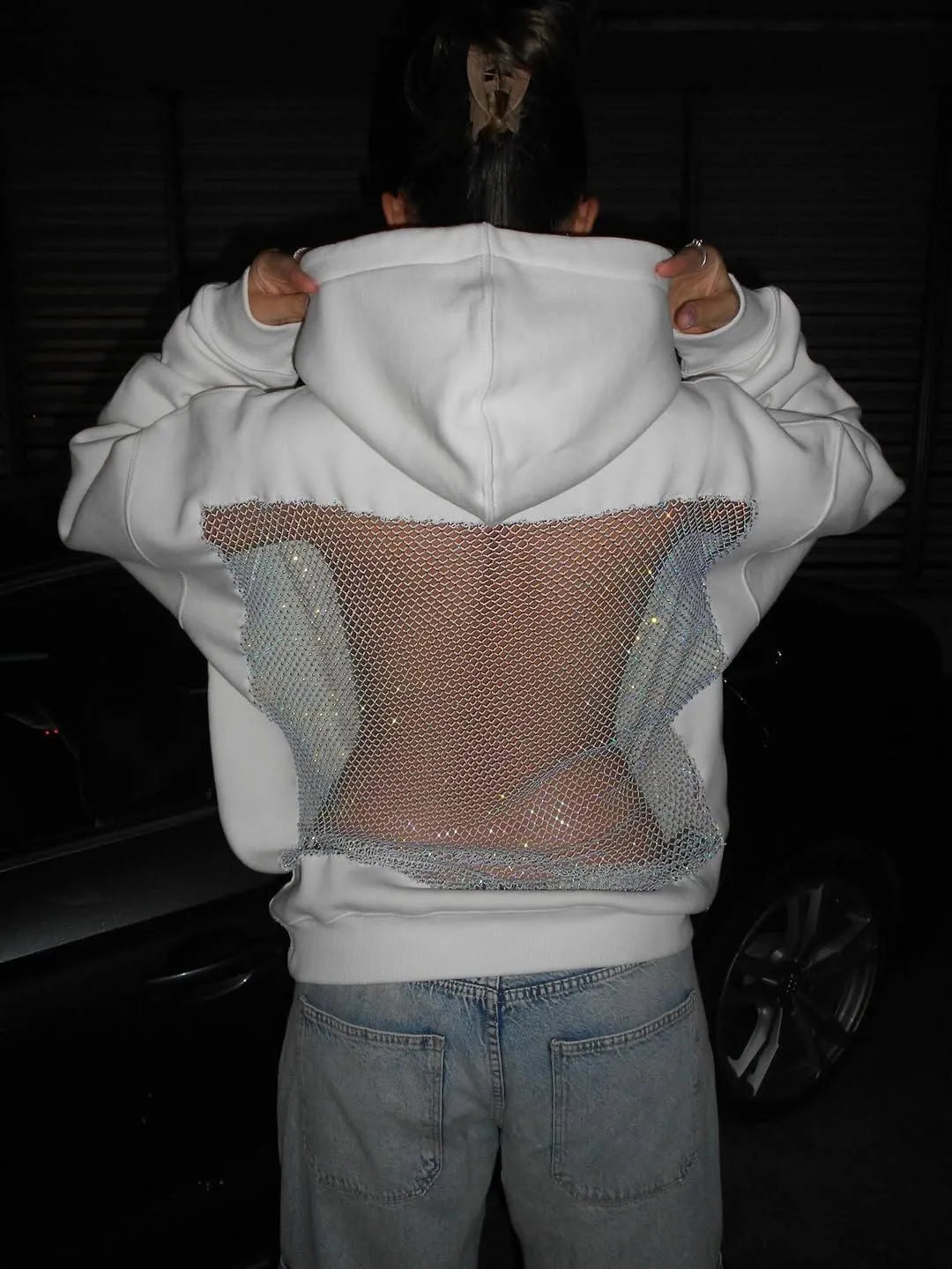 Transparent Back Hoodie